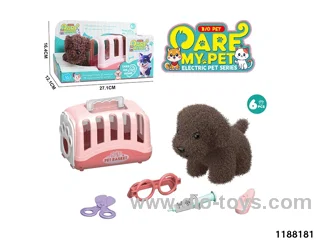 Plush pet toy set