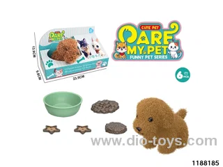 Plush pet toy set