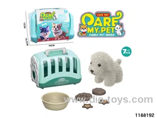 Plush pet toy set
