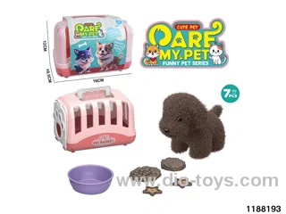 Plush pet toy set