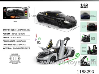 1:32 Die-casting zinc alloy pull back car W L/M