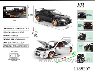 1:32 Die-casting zinc alloy pull back car W L/M