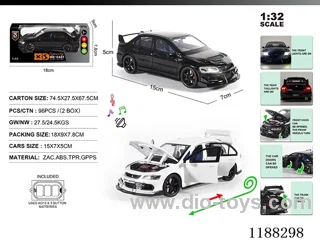 1:32 Die-casting zinc alloy pull back car W L/M
