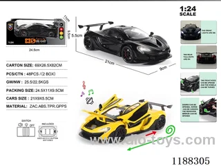 1:24 Die-casting zinc alloy pull back car W L/M