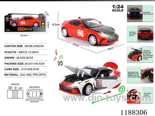 1:24 Die-casting zinc alloy pull back car W L/M