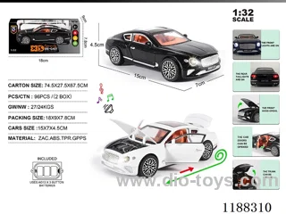 1:32 Die-casting zinc alloy pull back car W L/M