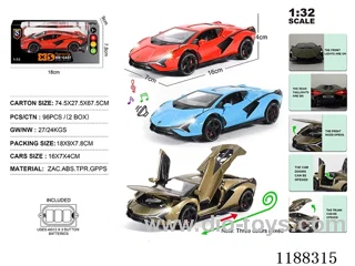 1:32 Die-casting zinc alloy pull back car W L/M
