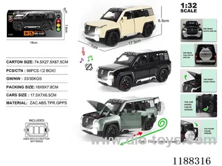 1:32 Die-casting zinc alloy pull back car W L/M