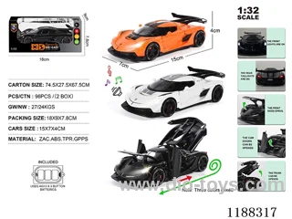 1:32 Die-casting zinc alloy pull back car W L/M