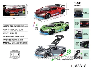 1:32 Die-casting zinc alloy pull back car W L/M