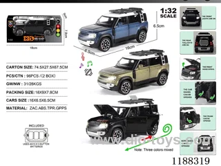 1:32 Die-casting zinc alloy pull back car W L/M