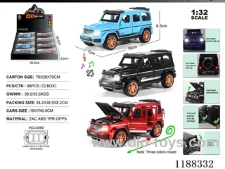 1:32 Die-casting zinc alloy pull back car W L/M 8PCS