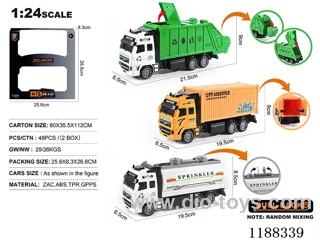 1：24 Die-casting zinc alloy pull back car