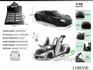 1:32 Die-casting zinc alloy pull back car W L/M 8PCS