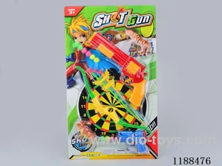 ping pong gun with animal bow and arrow