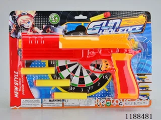 Blue and red 2 colors EVA toy gun