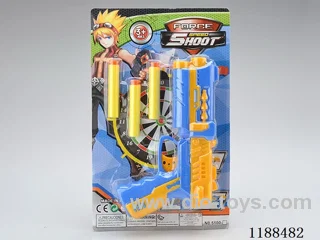 Blue and red 2 colors EVA toy gun