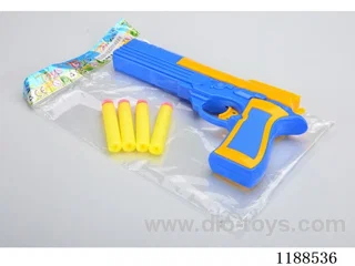 Blue and red 2 colors EVA toy gun