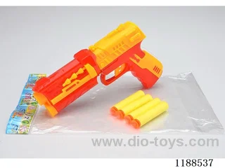 Blue and red 2 colors EVA toy gun