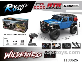 1:10 Full Scale Model Climbing RC Vehicle included battery