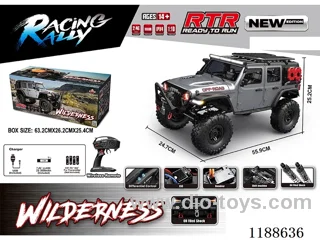 1:10 Full Scale Model Climbing RC Vehicle included battery