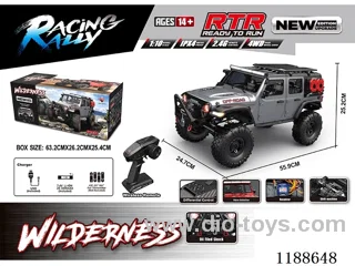 1:10 Full Scale Model Climbing RC Vehicle included battery