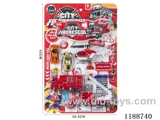 pull back Fire Fighting Set
