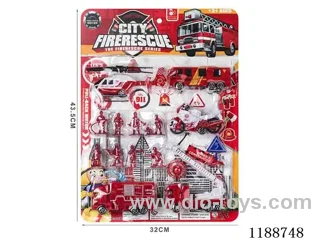 pull back Fire Fighting Set