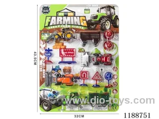 pull back Farm Set