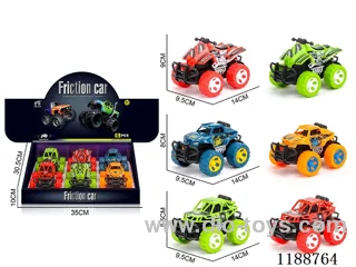 6PCS inertia car