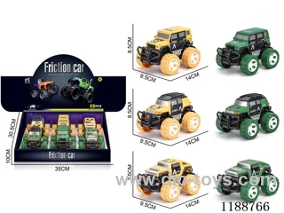 6PCS inertia car