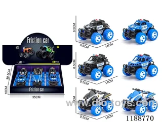 6PCS inertia car