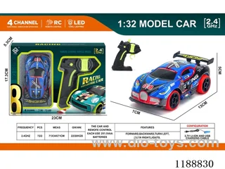 2.4G PVC rc car included battery