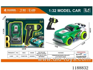 2.4G PVC rc car included battery