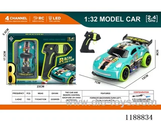 2.4G PVC rc car included battery