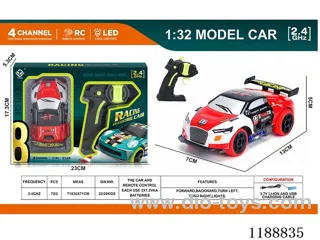 2.4G PVC rc car included battery
