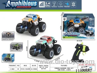 2.4G Land & Water RC Vehicle with light included battery