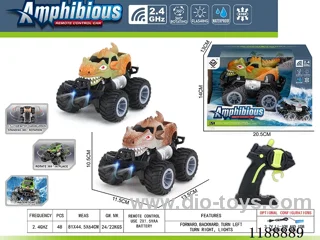 2.4G Land & Water RC Vehicle with light included battery