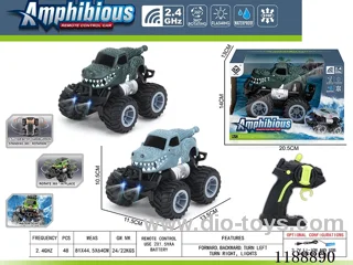2.4G Land & Water RC Vehicle with light included battery