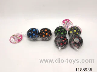 2PCS 6.3CM high resilience Black Moon Balls