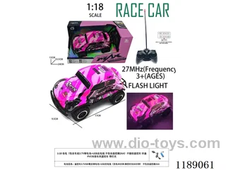 1:18 4ch rc car PVC Eco Shell with Light -Battery Included