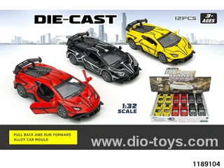 1:32 Alloy pull back car