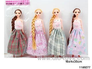 12 inch 9 jointed doll set