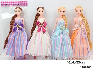 12 inch 9 jointed doll set