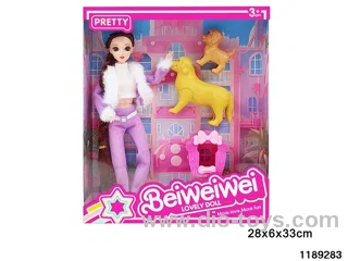 11.5 inch 11 jointed doll set
