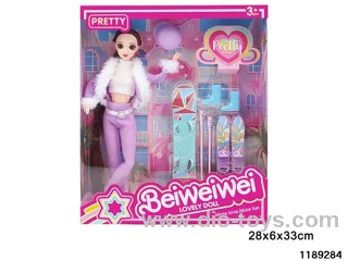11.5 inch 11 jointed doll set