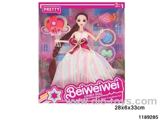 11.5 inch 11 jointed doll set