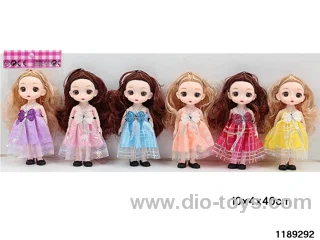 6 inch 13 jointed doll set