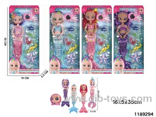 14 inch 11 jointed doll set