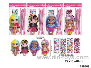 10 inch 5 jointed doll set with IC